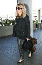 COURTNEY LOVE at LAX Airport in Los Angeles 09/02/2015