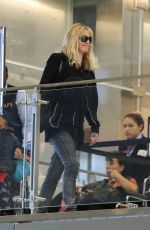 COURTNEY LOVE at LAX Airport in Los Angeles 09/02/2015