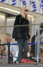 COURTNEY LOVE at LAX Airport in Los Angeles 09/02/2015