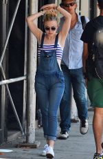 DAKOTA FANNING in Jeans Out and About in New York 09/08/2015