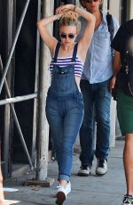 DAKOTA FANNING in Jeans Out and About in New York 09/08/2015