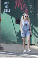 DAKOTA FANNING Out and About in New York 09/09/2015