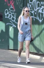DAKOTA FANNING Out and About in New York 09/09/2015