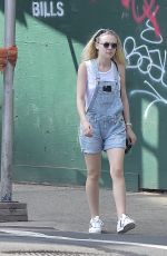 DAKOTA FANNING Out and About in New York 09/09/2015