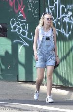 DAKOTA FANNING Out and About in New York 09/09/2015