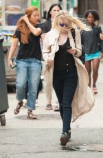 DAKOTA FANNING Out and About in New York 09/11/2015