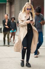 DAKOTA FANNING Out and About in New York 09/11/2015