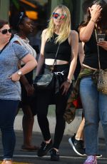 DAKOTA FANNING Out and About in New York 09/24/2015