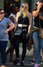 DAKOTA FANNING Out and About in New York 09/24/2015