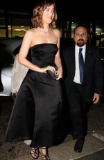DAKOTA JOHNSON Arrives at amfAR Gala in Milan 09/26/2015