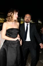 DAKOTA JOHNSON Arrives at amfAR Gala in Milan 09/26/2015