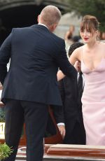 DAKOTA JOHNSON Arrives at Black Mass Premiere in Venice 09/04/2015