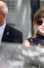 DAKOTA JOHNSON Arrives at Casino in Venice 09/06/2015