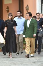 DAKOTA JOHNSON Arrives at The Black Mass Press Conference in Venice 09/04/2015