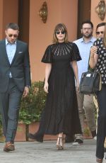 DAKOTA JOHNSON Arrives at The Black Mass Press Conference in Venice 09/04/2015