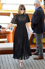 DAKOTA JOHNSON Arrives at The Black Mass Press Conference in Venice 09/04/2015