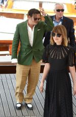 DAKOTA JOHNSON Arrives at The Black Mass Press Conference in Venice 09/04/2015