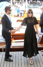 DAKOTA JOHNSON Arrives at The Black Mass Press Conference in Venice 09/04/2015