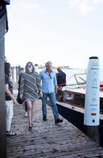 DAKOTA JOHNSON Arrives at Venice Movie Stars Lounge 09/07/2015