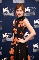 DAKOTA JOHNSON at Bigger Splash Photocall at 2015 Venice Film Festival 09/06/2015
