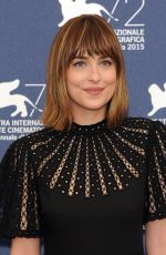 DAKOTA JOHNSON at Black Mass Photocall at 2015 Venice Fim Festival 09/04/2015