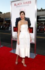 DAKOTA JOHNSON at Black Mass Premiere in Brookline, Massachusetts 09/15/2015