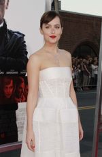 DAKOTA JOHNSON at Black Mass Premiere in Brookline, Massachusetts 09/15/2015