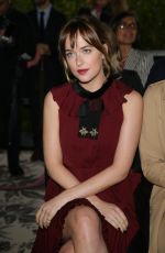 DAKOTA JOHNSON at Gucci Fashion Show at Milan Fashion Week 09/23/2015