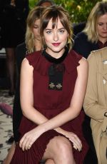 DAKOTA JOHNSON at Gucci Fashion Show at Milan Fashion Week 09/23/2015