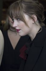 DAKOTA JOHNSON Leaves Gucci Fashion Show in Milan 09/23/2015