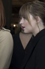 DAKOTA JOHNSON Leaves Gucci Fashion Show in Milan 09/23/2015