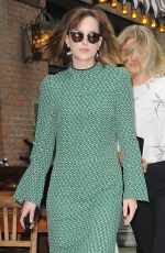 DAKOTA JOHNSON Leaves Her Hotel in New York 09/10/2015