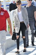 DAKOTA JOHNSON Leaves Venice 09/08/2015