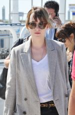 DAKOTA JOHNSON Leaves Venice 09/08/2015