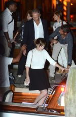 DAKOTA JOHNSON Night Out in Venice 09/03/2015