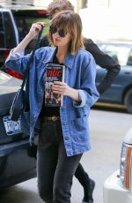 DAKOTA JOHNSON Out and About in Soho 09/21/2015