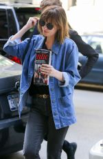 DAKOTA JOHNSON Out and About in Soho 09/21/2015