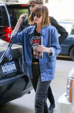 DAKOTA JOHNSON Out and About in Soho 09/21/2015