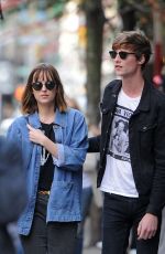 DAKOTA JOHNSON Out and About in Soho 09/21/2015