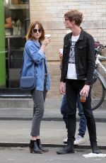 DAKOTA JOHNSON Out and About in Soho 09/21/2015