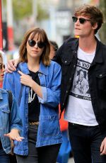 DAKOTA JOHNSON Out and About in Soho 09/21/2015
