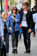DAKOTA JOHNSON Out and About in Soho 09/21/2015