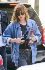 DAKOTA JOHNSON Out and About in Soho 09/21/2015