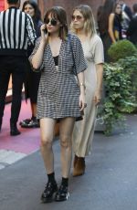 DAKOTA JOHNSON Out Shopping in Milan 09/25/2015