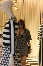 DAKOTA JOHNSON Out Shopping in Milan 09/25/2015