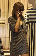 DAKOTA JOHNSON Out Shopping in Milan 09/25/2015