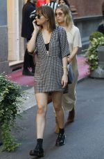 DAKOTA JOHNSON Out Shopping in Milan 09/25/2015