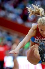 DARIA KLISHINA at 15th IAAF World Athletics Championships in Beijing