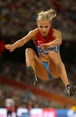 DARIA KLISHINA at 15th IAAF World Athletics Championships in Beijing