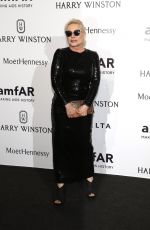 DEBBIE HARRY at amfAR Gala in Milan 09/26/2015